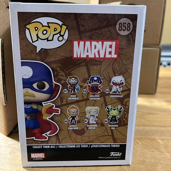 NEW IN BOX FunkoPop: Infinity Warps Soldier Supreme (858) - Picture 4 of 7